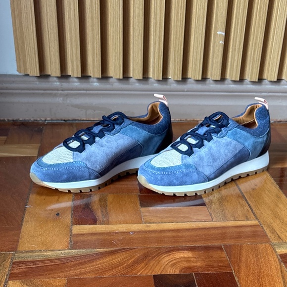 Sezane Alex Sneakers Bleu Multi - Size 38 - Picture 2 of 2